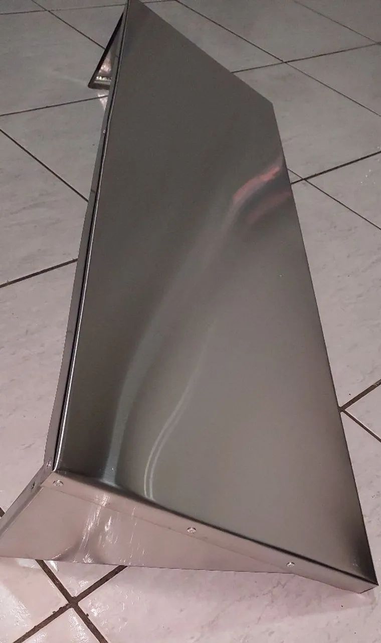 prateleiras inox 120x35cm novas  - Foto 2