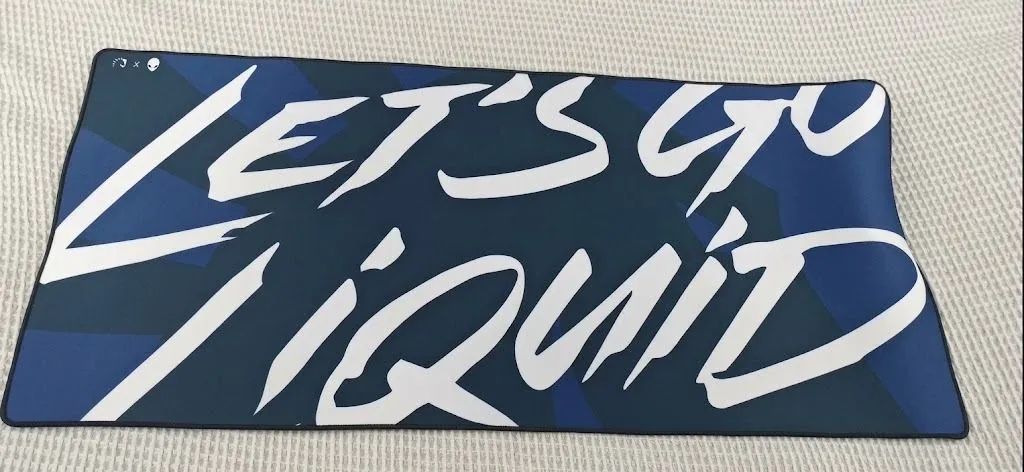 Let's go liquid mousepad - 88x40 cm