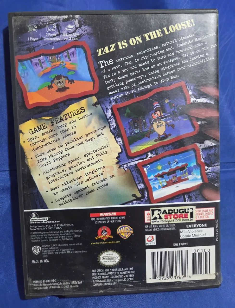 Taz Wanted Gamecube ( sem o jogo) - Foto 4