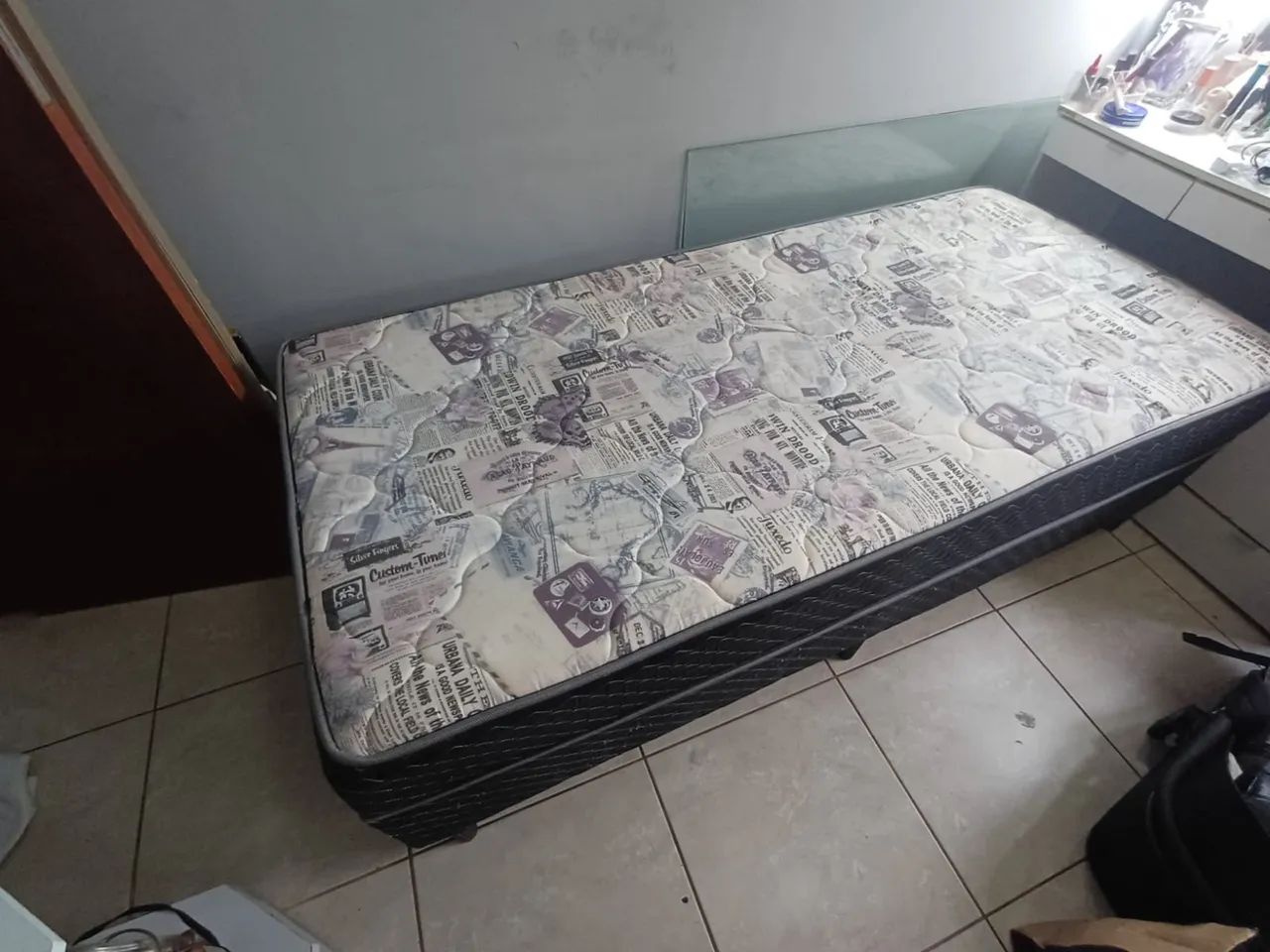Cama box conjugado solteiro gazin