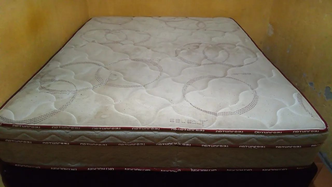 Cama queem com colchão  - Foto 2