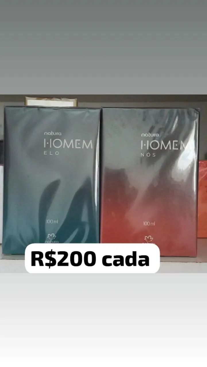 Natura homem R$200 cada 