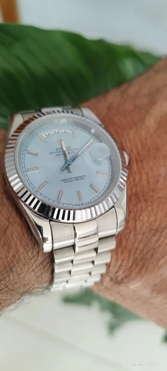 RELÓGIO AUTOMÁTICO ROLEX DAY DATE ICE 