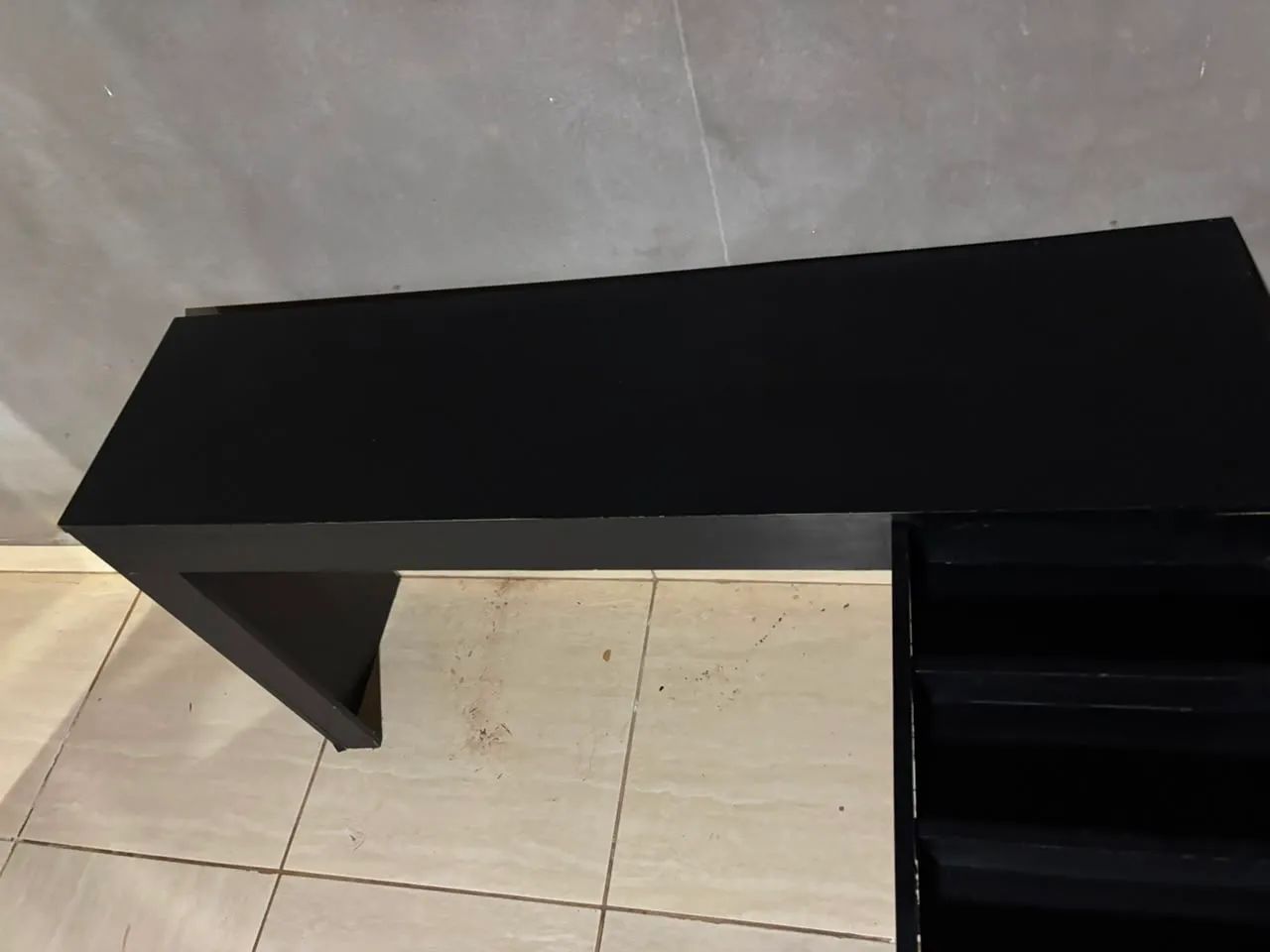 Escrivaninha preta  - Foto 4