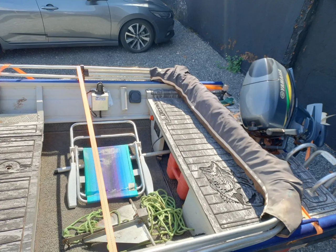 Canoa Calaça Flash Bass PRO 30cv Urgente! - Foto 4
