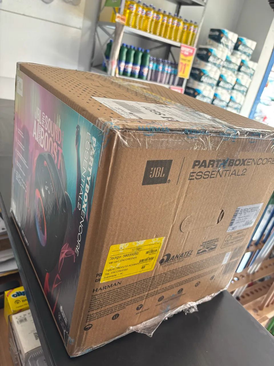 JBL PARTYBOX ENCORE ESSENTIAL 2 LACRADA NA CAIXA COM NOTA E GARANTIA  - Foto 3