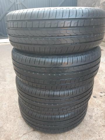 Kit de 4 pneus "195/55r15"usado! - Foto 3