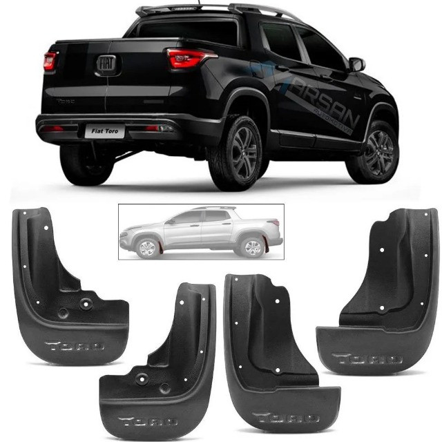 Parabarro Lameira Chevrolet S-10 / Toyota Hilux / Mitsub. Triton / Fiat Toro / Ford Range - Foto 4