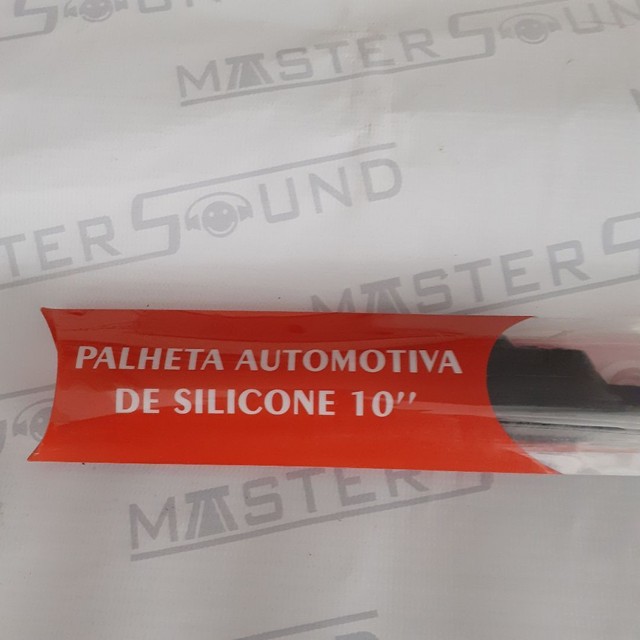 Palheta silicone universal. 10". Nova. Colocada.