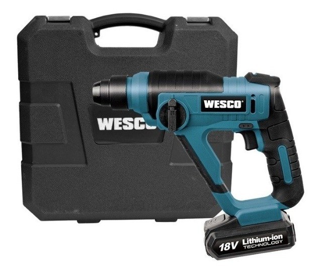 Martelete A Bateria 18v 2ah Rotativo Perfurador Ws2990 - WESCO