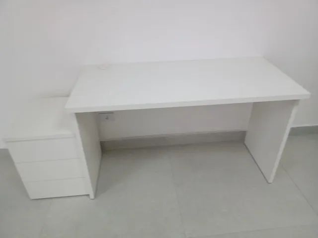 MESA RETA BRANCA NOVA ****LEIA A DESCRIÇÃO****