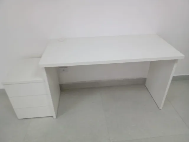 MESA RETA BRANCA NOVA ****LEIA A DESCRIÇÃO****