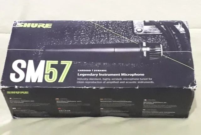 Microfone Shure SM57 legendary.(novo)