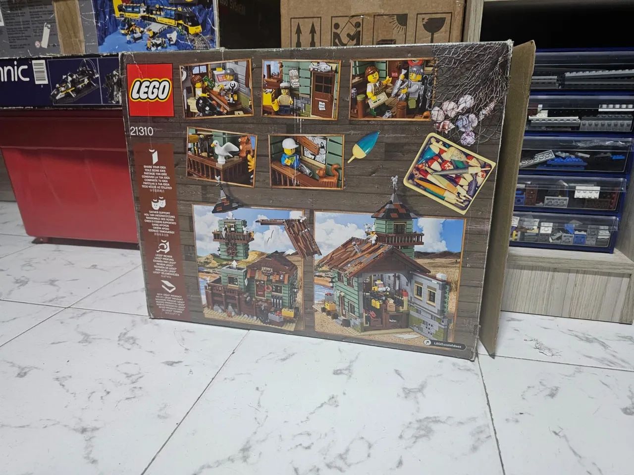 LEGO Ideas - 21310, Loja de Pesca Antiga Old Fishing Store<br>RARO - Foto 3