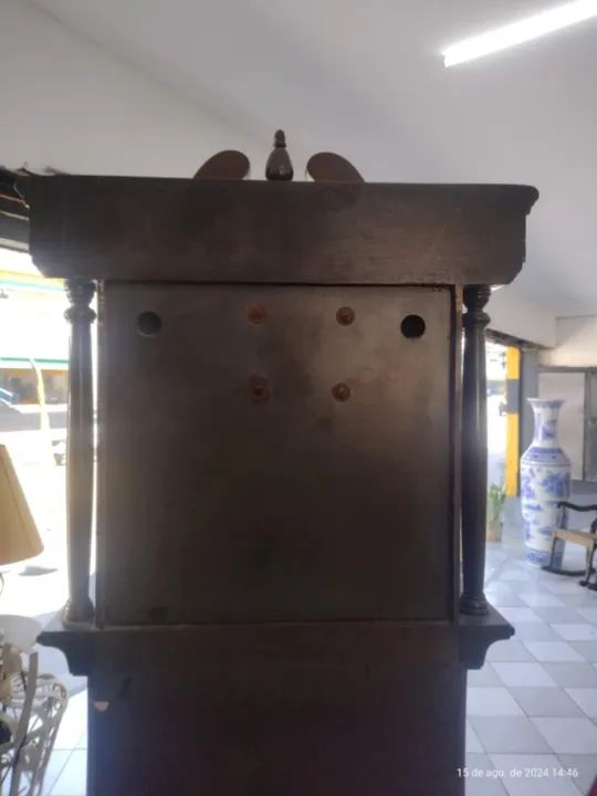 Relógio Antigo Carrilhão Pedestal de Pé - Foto 3