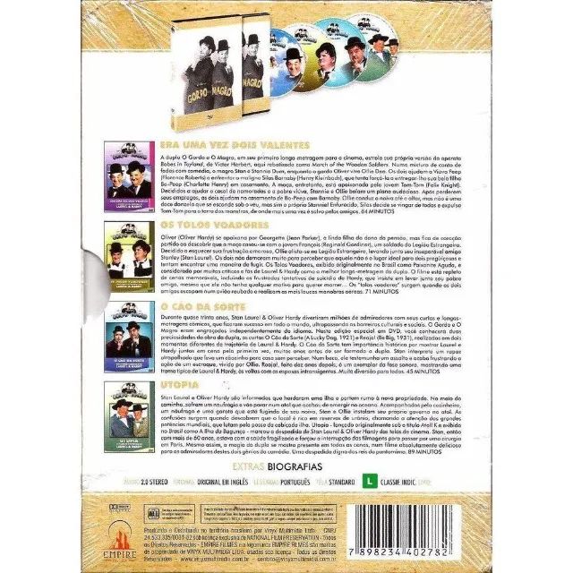 Box DVD: O Gordo e o Magro (4 Discos) - Produto Novo / Lacrado - Foto 5