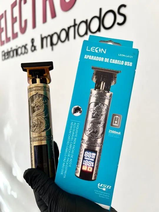 Máquina de cortar cabelo e barba c/visor - Foto 2