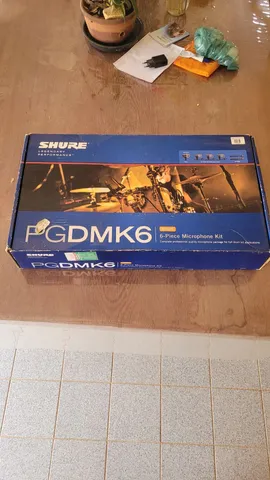 Kit Microfone Shure PGDMK6 ZERADO