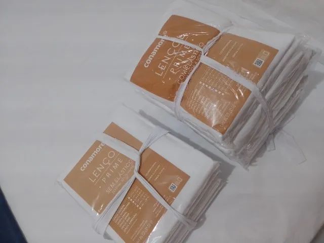 Lençol sem elástico - cama queen - Foto 4