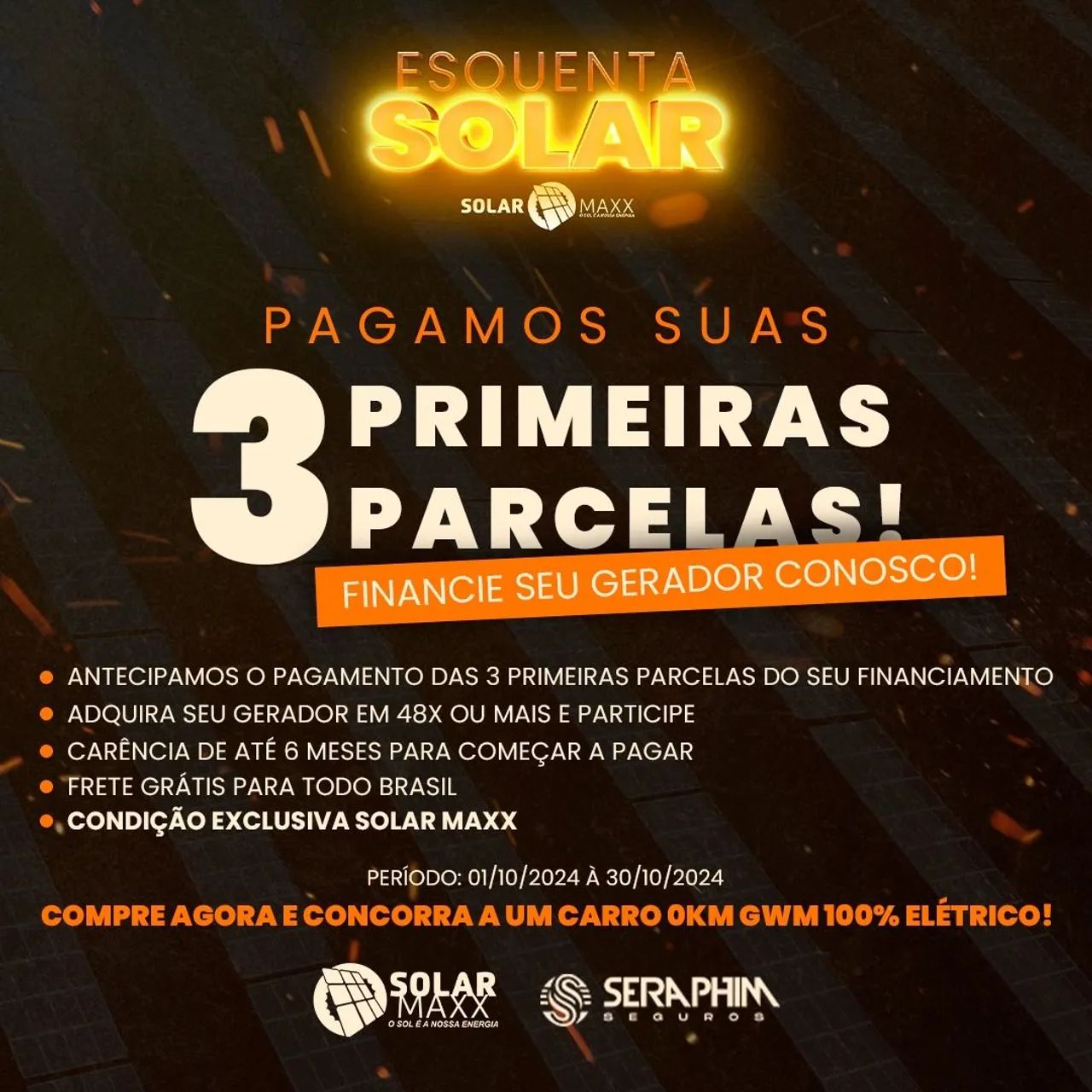 Energia solar em 30x sem juros e entrada! Serviços Piatã, Salvador