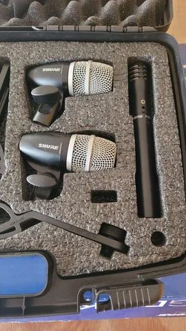 Kit Microfone Shure PGDMK6 ZERADO - Foto 4