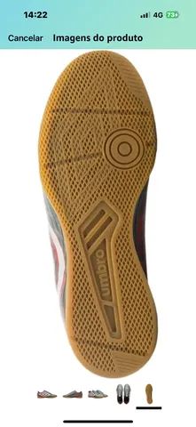 Chuteira Umbro Tam 40 Frame Futsal Cinza! Novo! - Foto 5