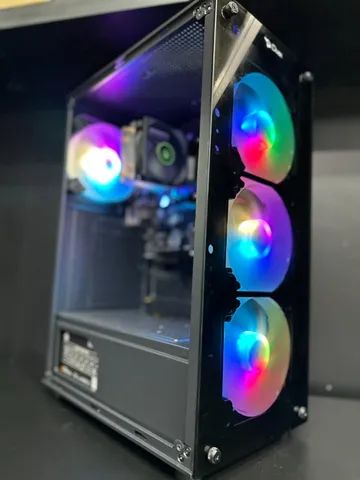 Pc Gamer Ryzen 5 1500x,16 ram, ssd 480 e Placa de vídeo RX 580 8GB