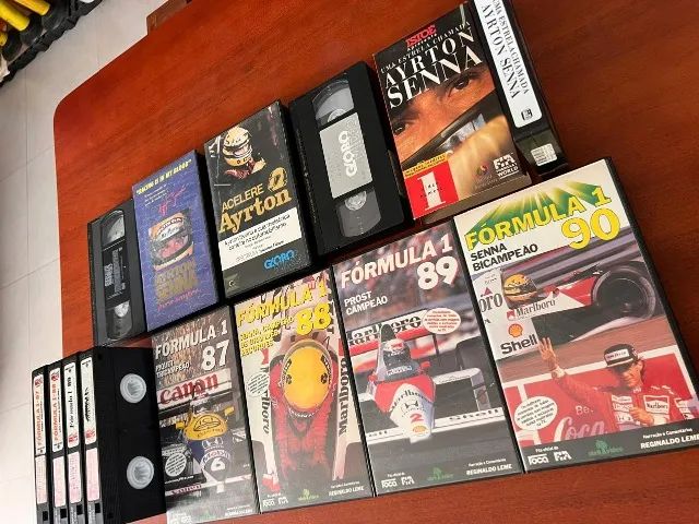 Fitas VHS Ayrton Senna e outros RARIDADE!