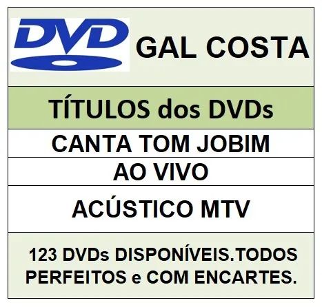 3 Dvds da Gal Costa - Foto 3