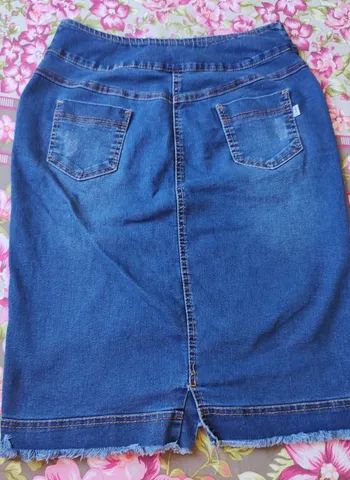 Saia jeans para gestante - Ipatinga (grávida) - Foto 2