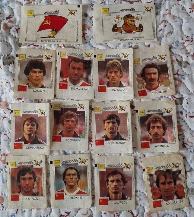 Figurinhas México 86 União Sovietica - Foto 3