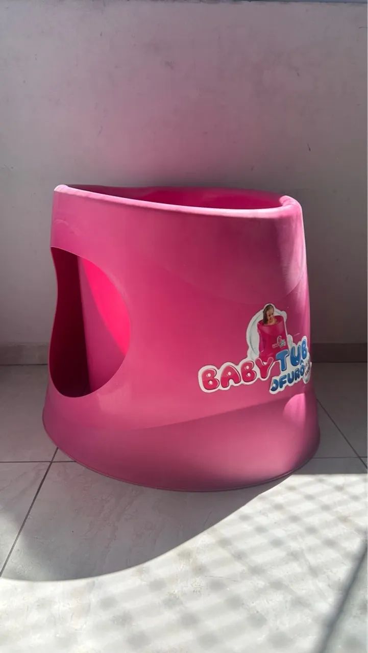Ofurô infantil Babytub rosa - Foto 3