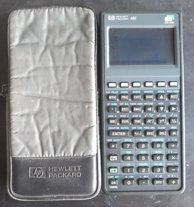 Calculadora HP 48G c/ capa - RARA - não dou desconto - dispenso curiosos - n envio