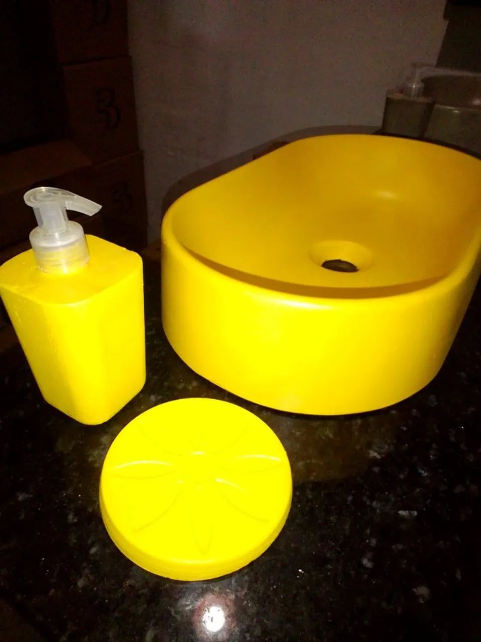 CUBA  OVAL AMARELO SOL 40X23 CM TENDÊNCIA VERÃO 2026 - Foto 3