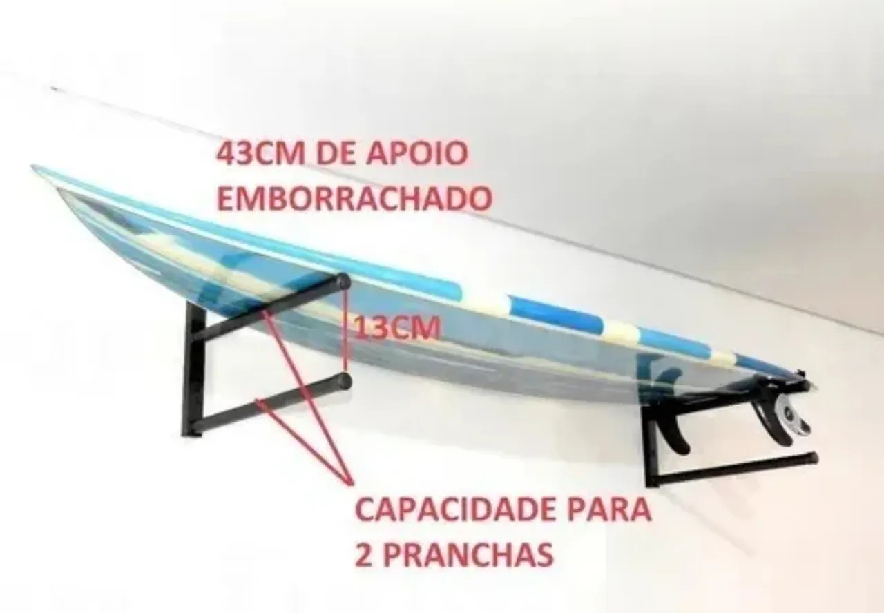 Suporte para Prancha de Surf - Capacidade para 2 pranchas