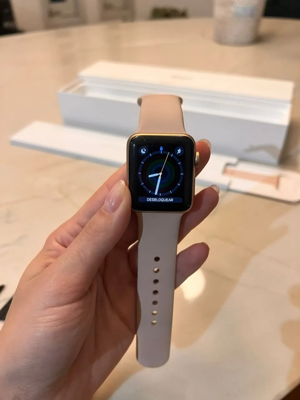 Apple Watch Series 3 Usado com 4 Pulseiras Relógio Smart