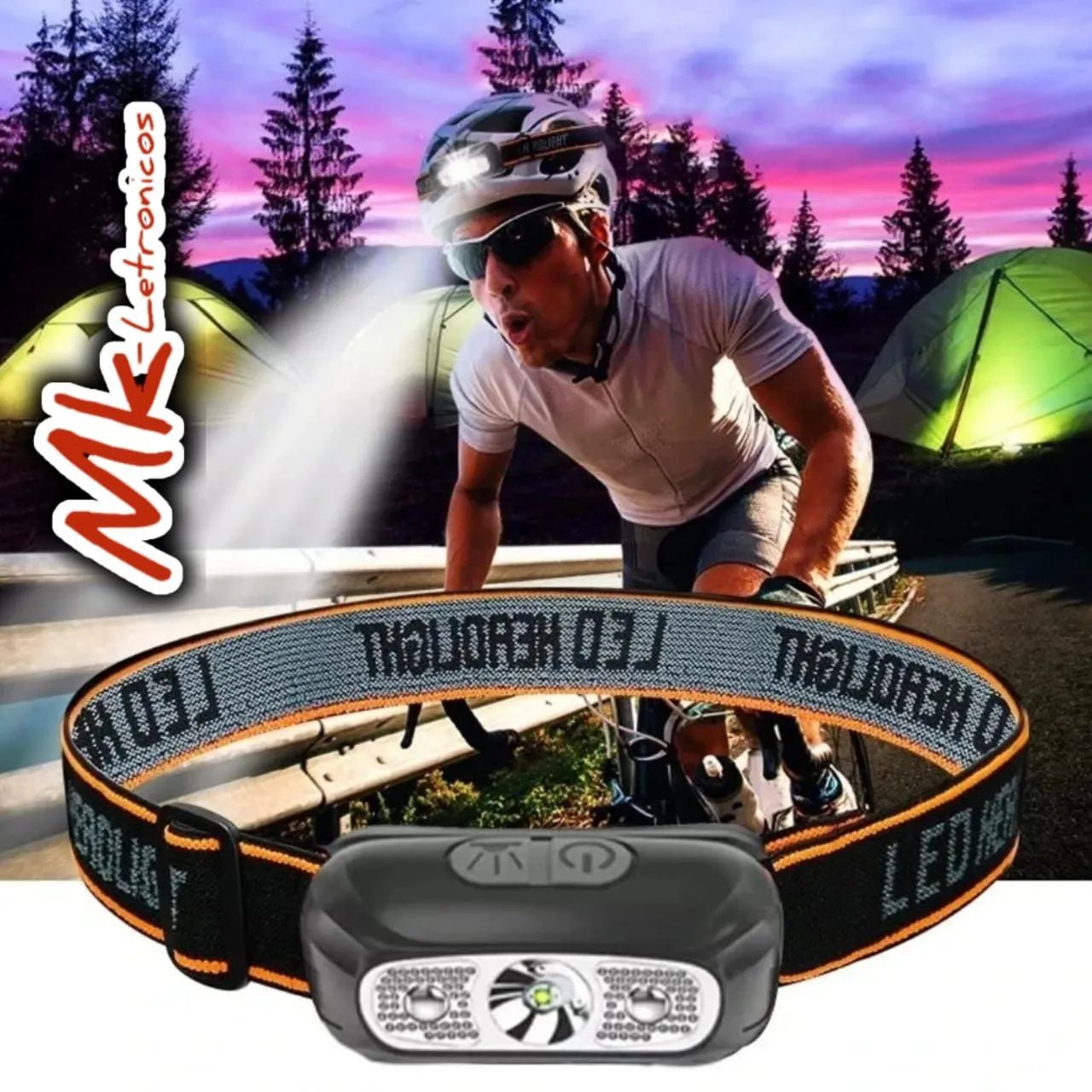 Lanterna de Cabeça LED Recarregável - Ideal para Camping e Pesca - Foto 5