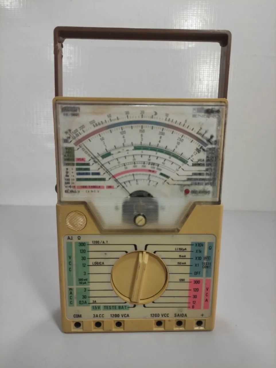 *Defeito *Multímetro Analógico Engro Modelo 484 Antigo Dh3 (Usado)