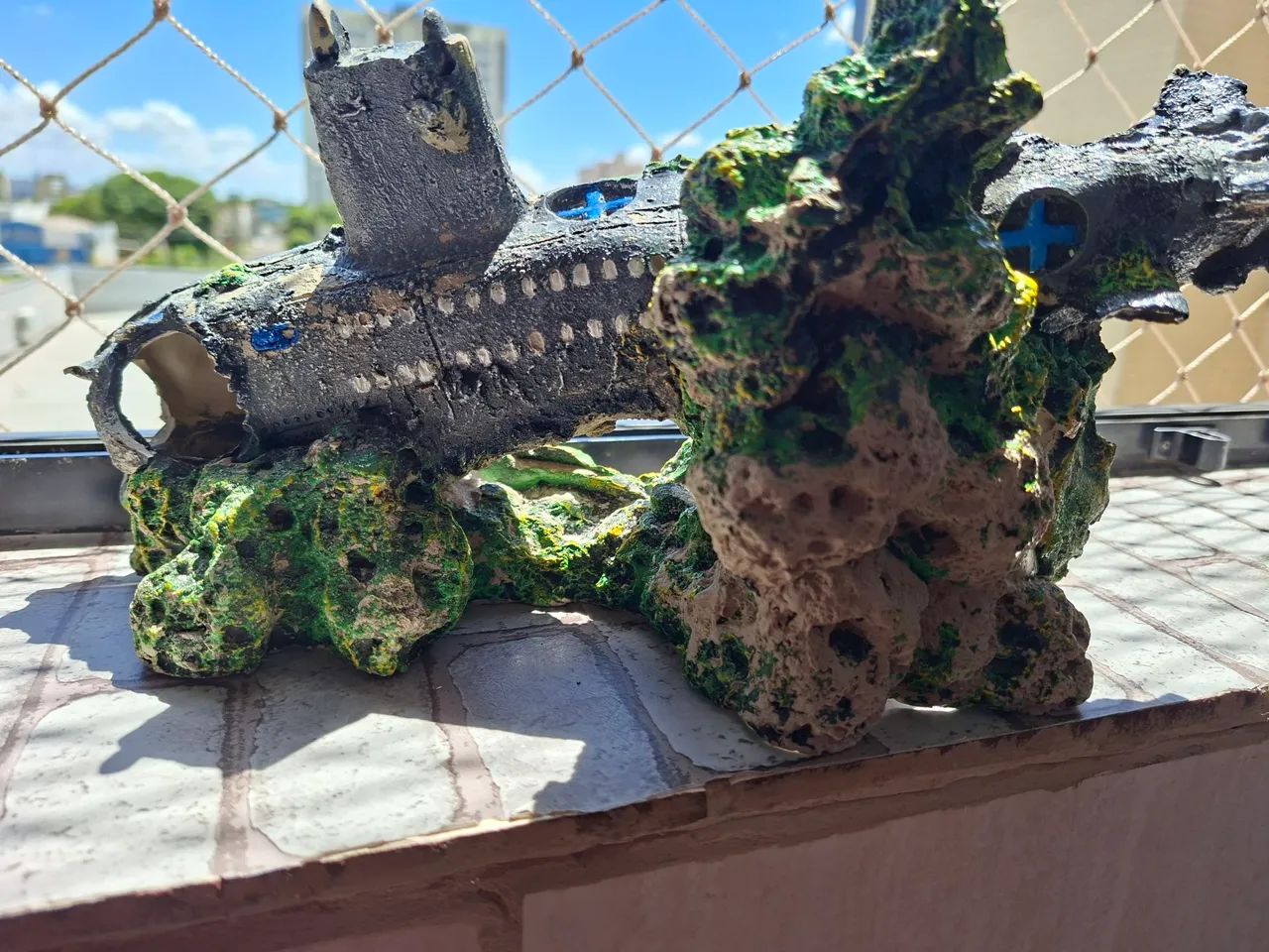 Enfeite para aquário aprox 30 cm 