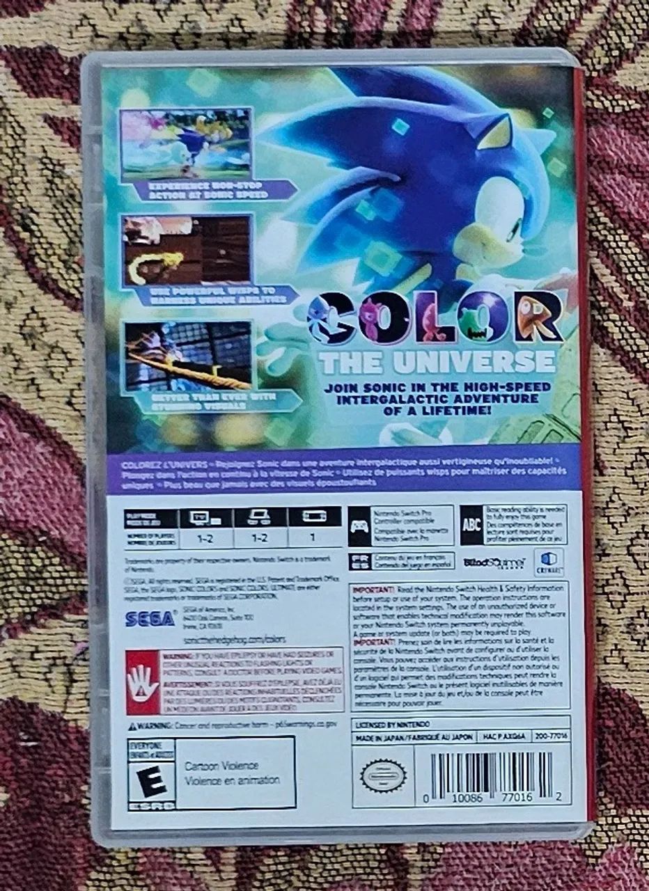 Sonic Colors Ultimate Nintendo Switch Jogo  - Foto 3