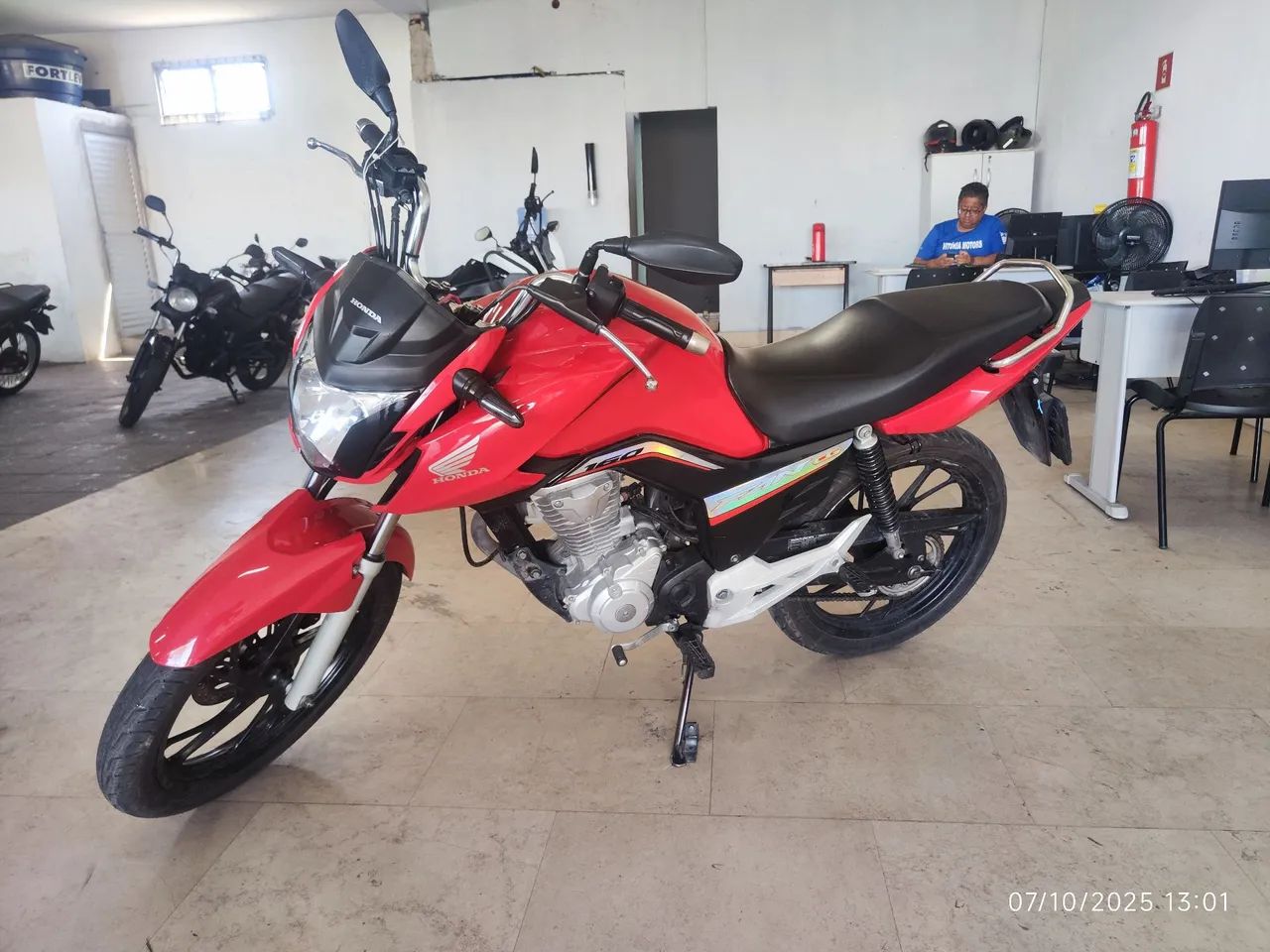 HONDA CG FAN 160 VERMELHA 2024 SHALON MOTOS - Foto 4