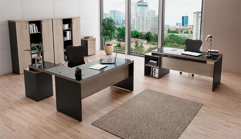 Mesas venha montar seu escritorio com luxo e requinte  - Foto 3
