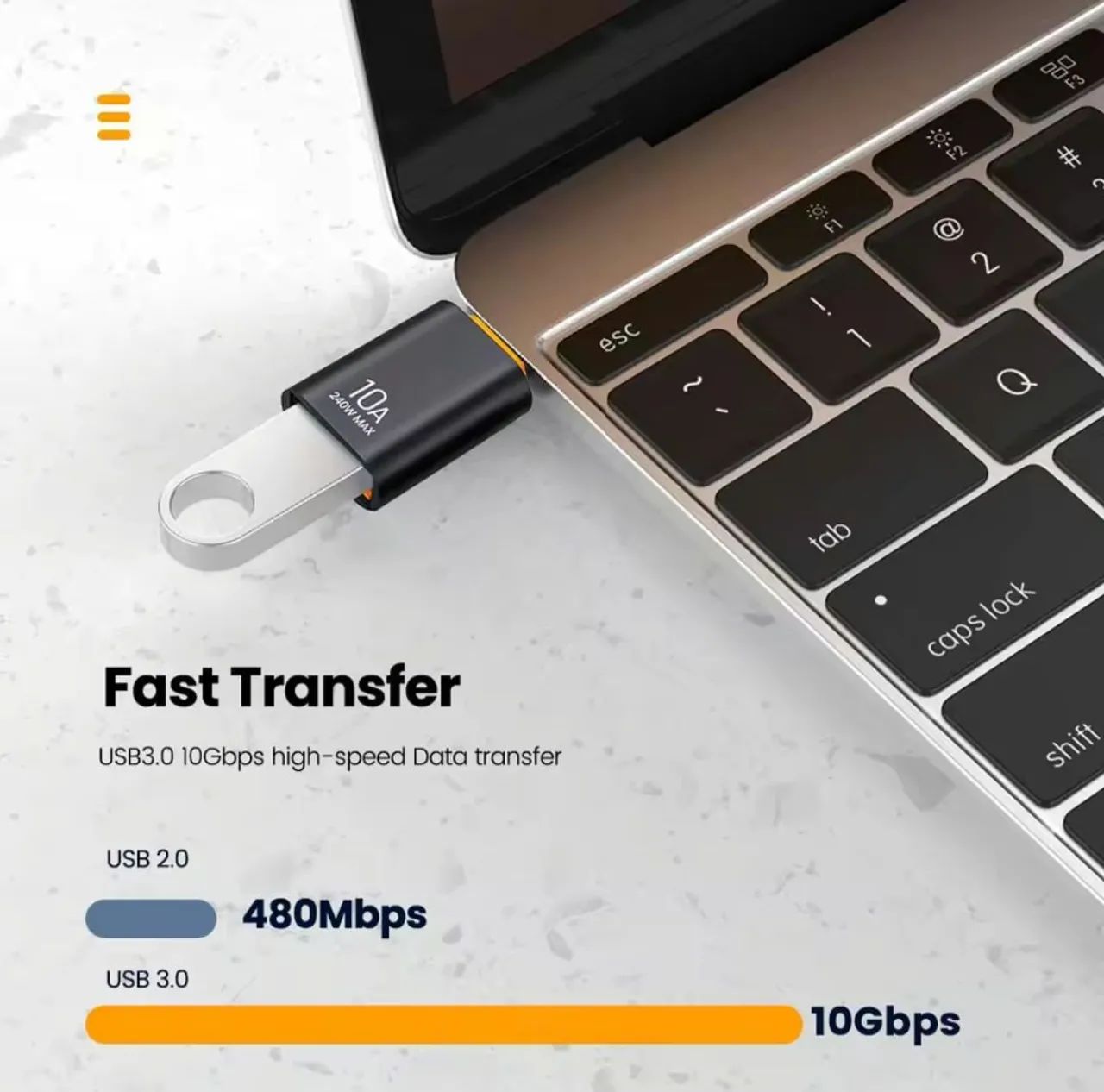 Adaptador USB-C para USB-A - Foto 4