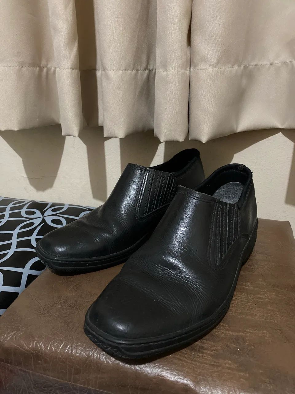 Sapato masculino em couro 