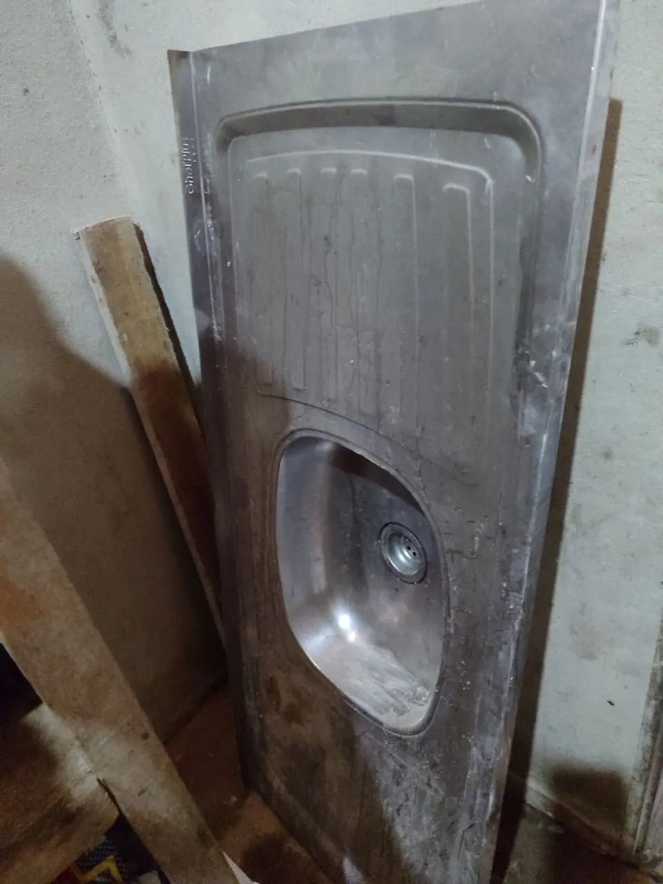 Cuba de cozinha em aço