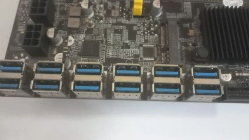  Placa-mãe 12 pcie para usb com g540 cpu lga1155  - Foto 2