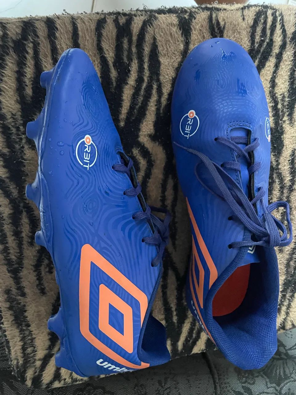 Chuteira umbro azul - Foto 3