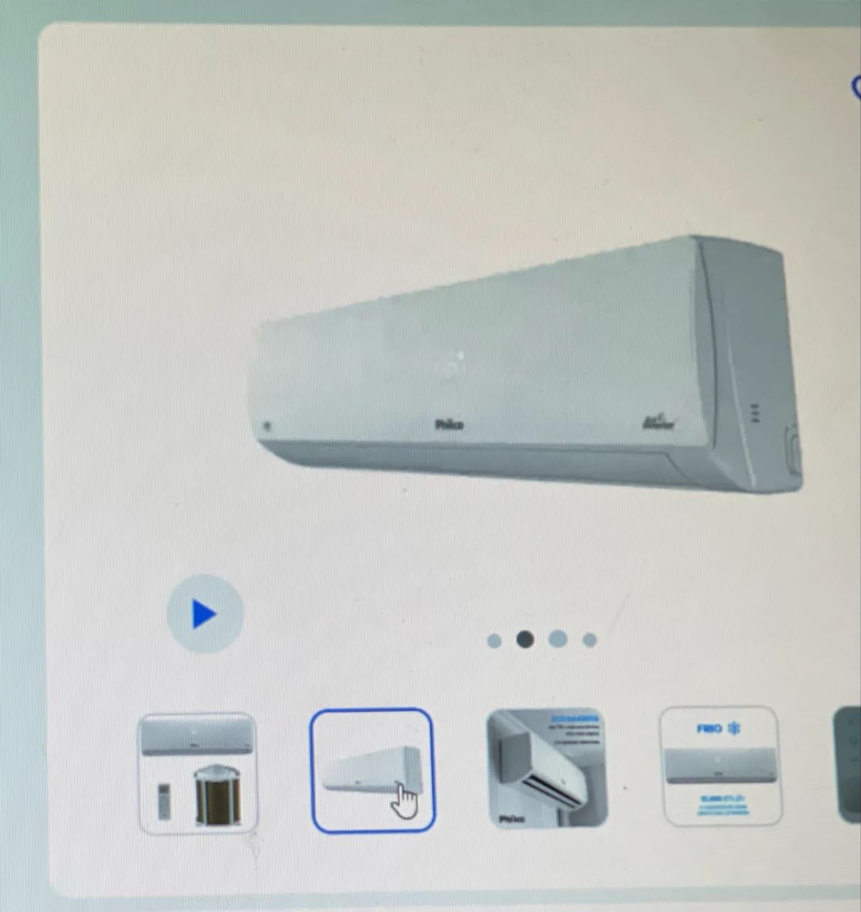 Ar condicionado Split 1200 btus inverter Philco quente e frio - 220volts - Foto 3