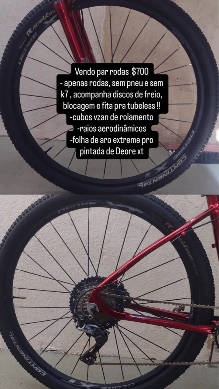 Rodas Vzan Deore XT Aro Extreme Pro
