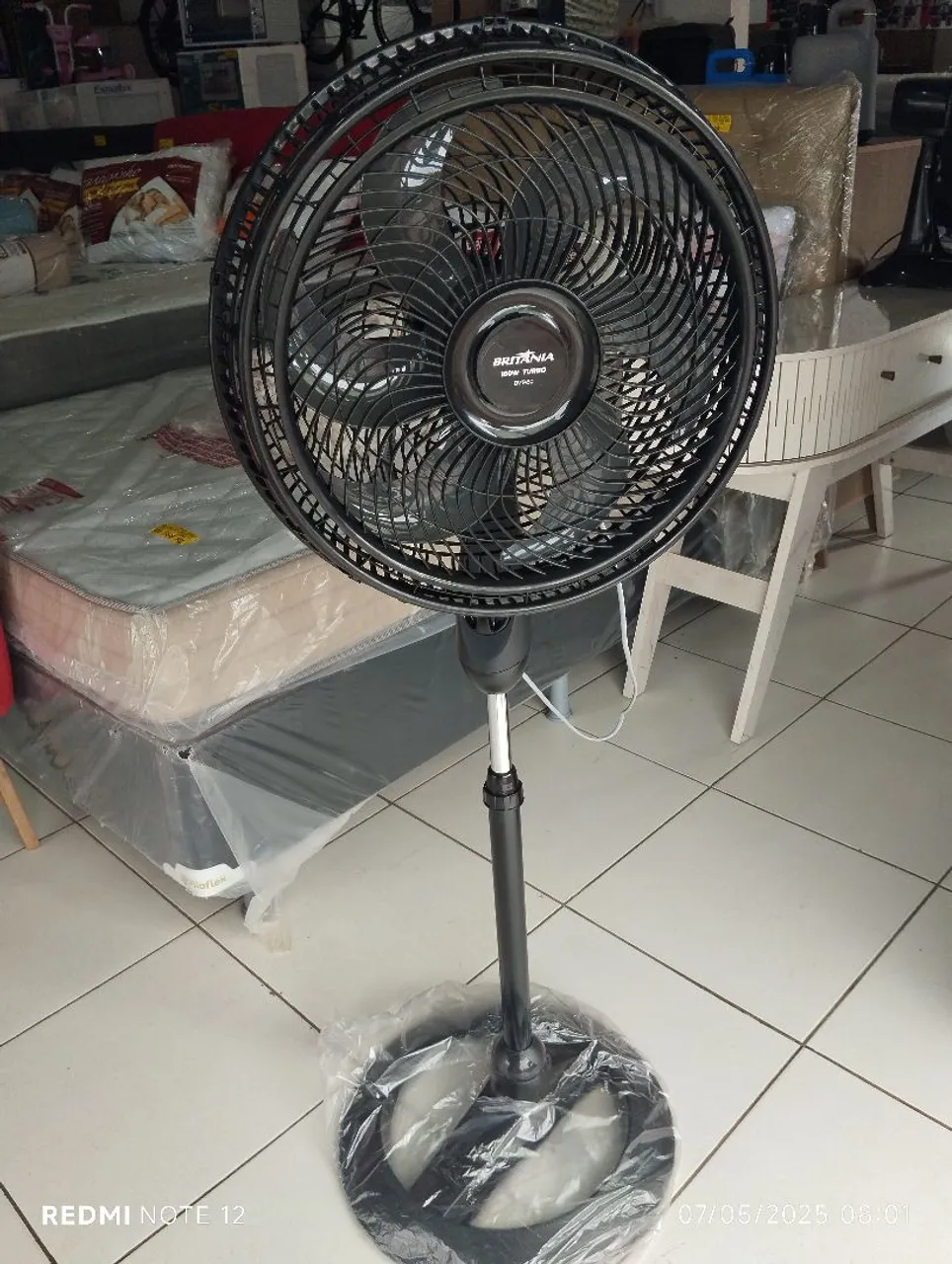 Ventilador de Piso Britânia 16 Polegadas 160W Turbo Bivolt